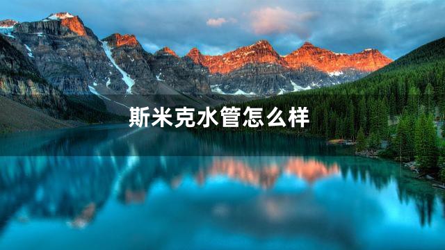 斯米克水管怎么样