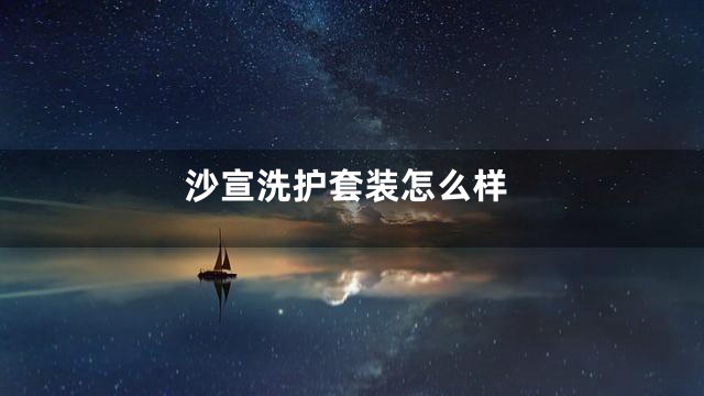 沙宣洗护套装怎么样
