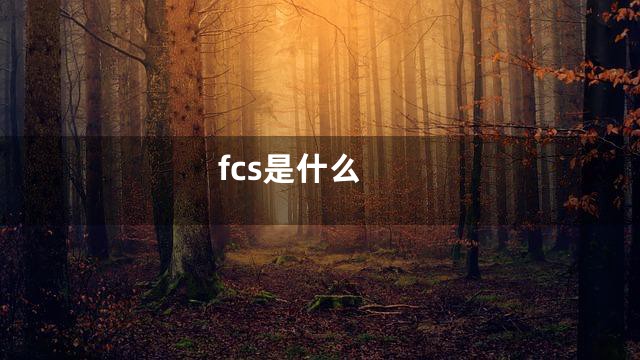 fcs是什么