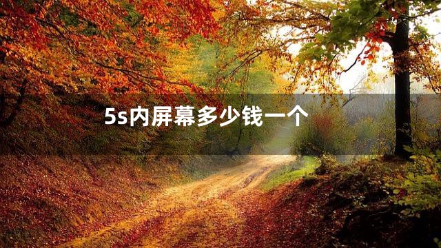 5s内屏幕多少钱一个