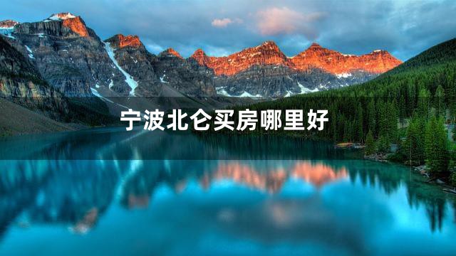 宁波北仑买房哪里好