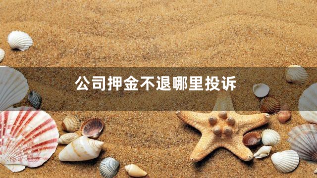 公司押金不退哪里投诉