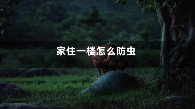 家住一楼怎么防虫
