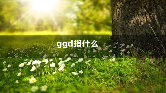 ggd指什么