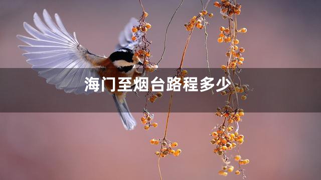 海门至烟台路程多少