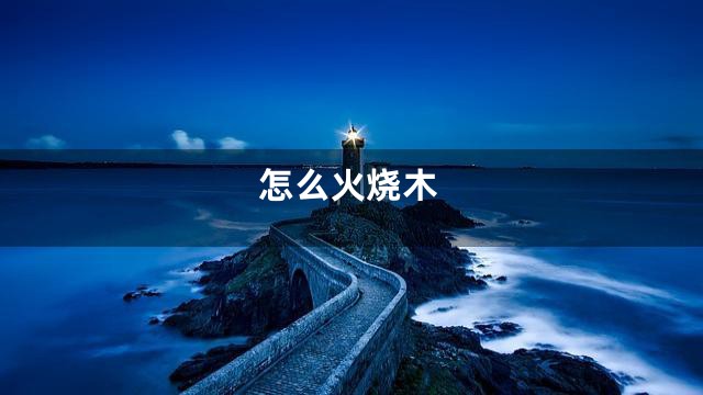 怎么火烧木