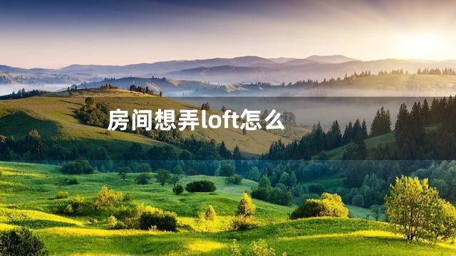 房间想弄loft怎么