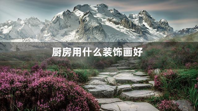 厨房用什么装饰画好
