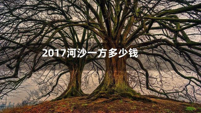 2017河沙一方多少钱