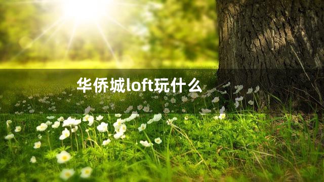 华侨城loft玩什么