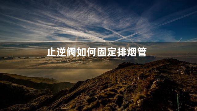 止逆阀如何固定排烟管