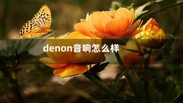 denon音响怎么样
