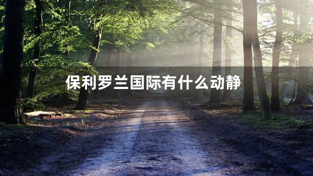 保利罗兰国际有什么动静