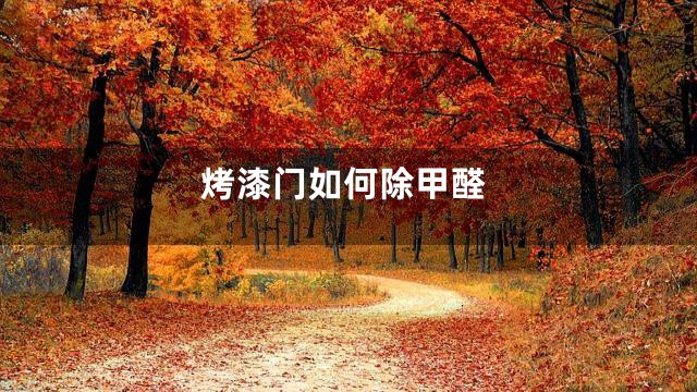 烤漆门如何除甲醛