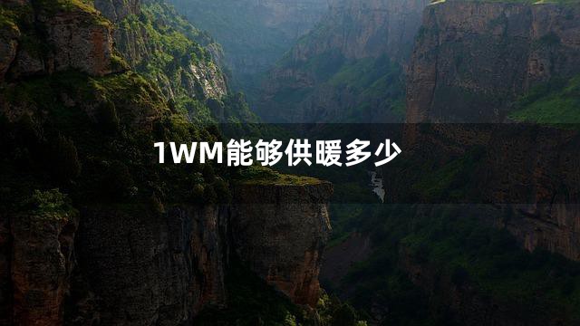 1WM能够供暖多少