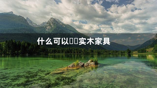 什么可以实木家具
