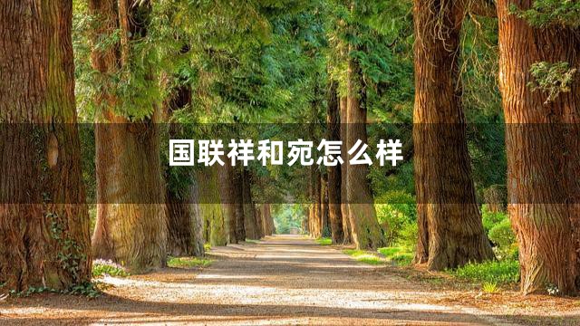 国联祥和宛怎么样