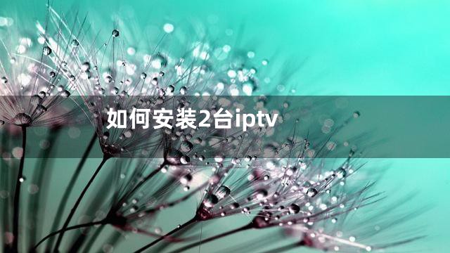 如何安装2台iptv
