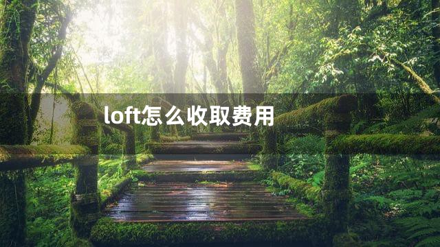 loft怎么收取费用