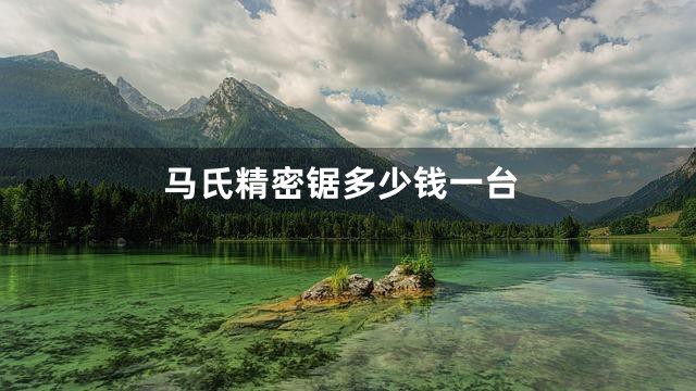 马氏精密锯多少钱一台