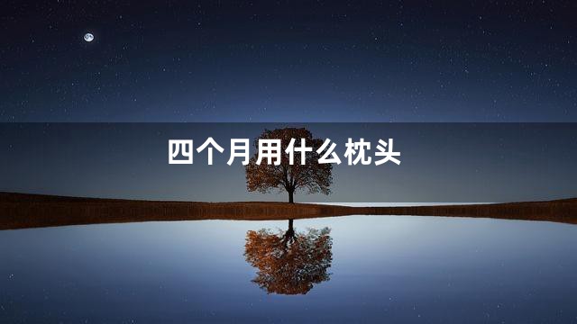 四个月用什么枕头