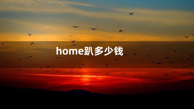 home趴多少钱