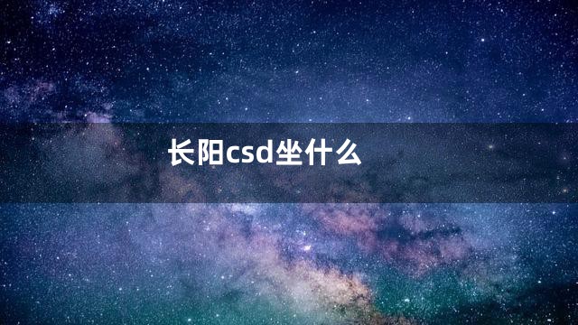 长阳csd坐什么