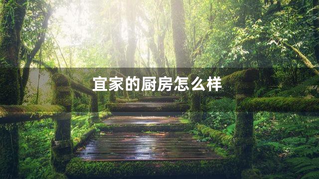 宜家的厨房怎么样