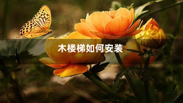 木楼梯如何安装