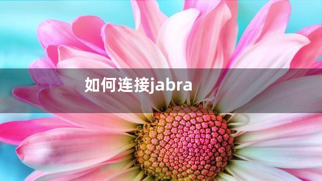 如何连接jabra