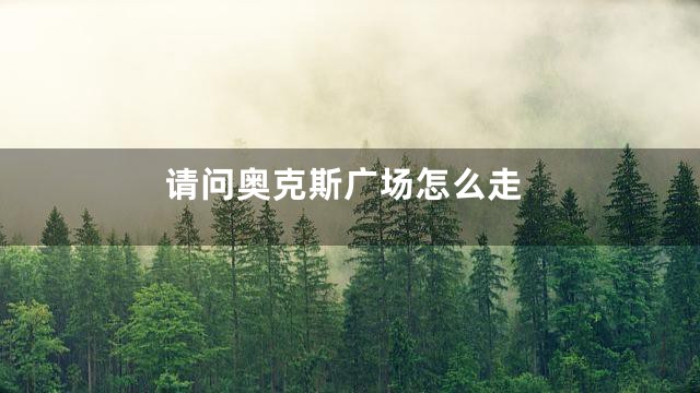 请问奥克斯广场怎么走