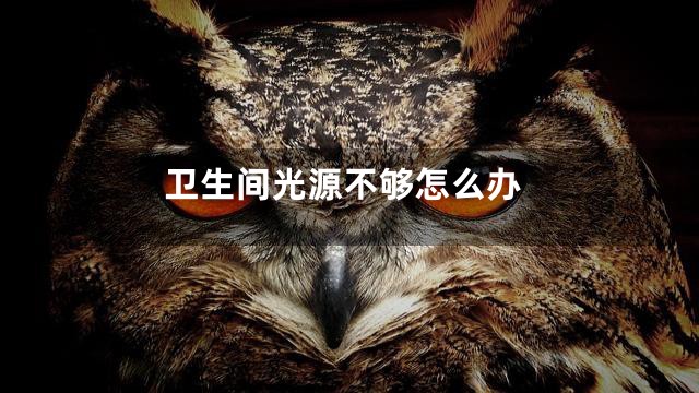 卫生间光源不够怎么办