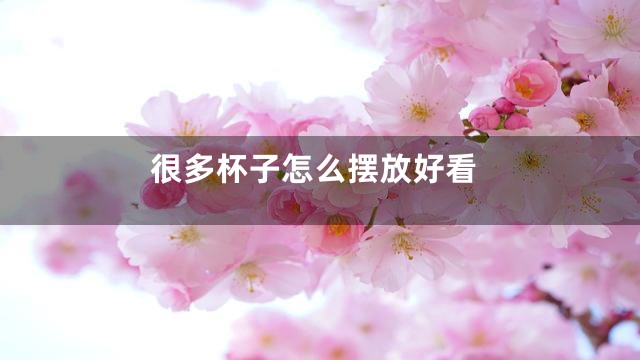 很多杯子怎么摆放好看