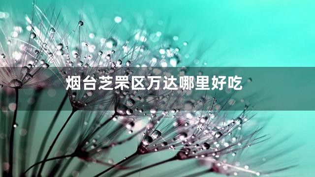 烟台芝罘区万达哪里好吃