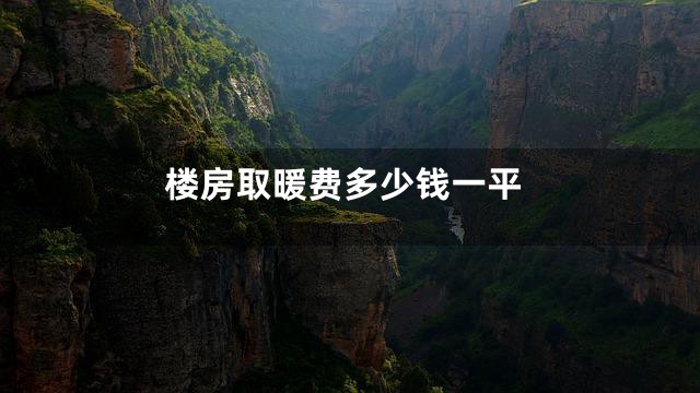 楼房取暖费多少钱一平