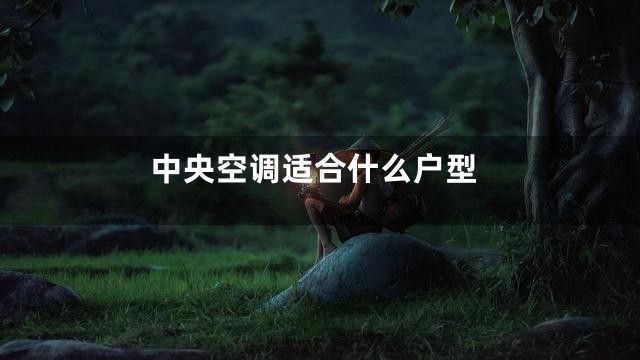 中央空调适合什么户型