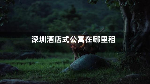 深圳酒店式公寓在哪里租