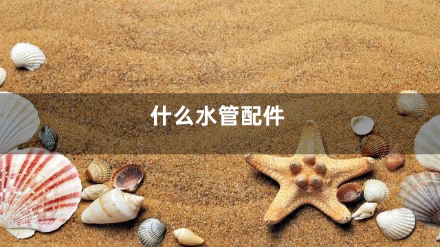 什么水管配件