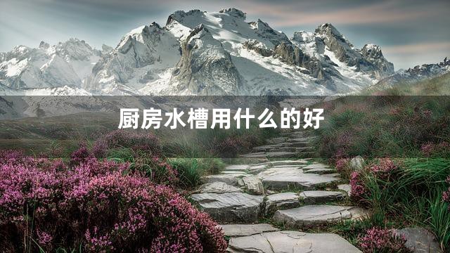 厨房水槽用什么的好