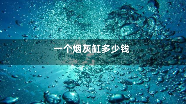 一个烟灰缸多少钱