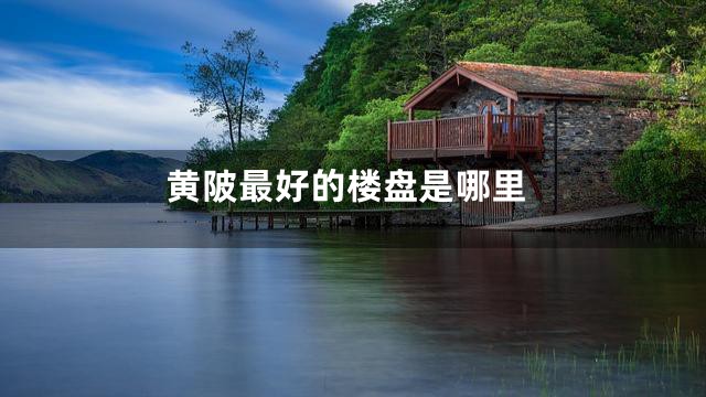 黄陂最好的楼盘是哪里