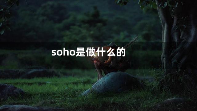soho是做什么的