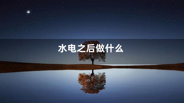 水电之后做什么