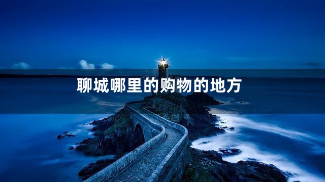 聊城哪里的购物的地方