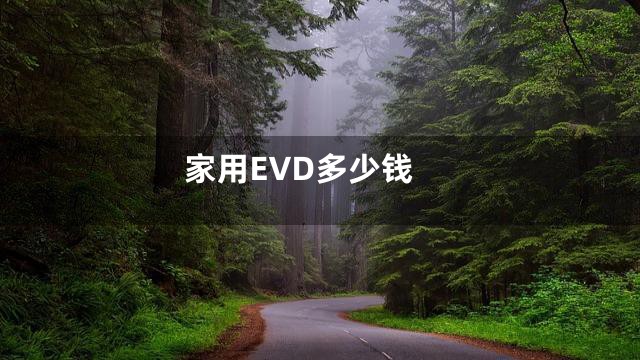 家用EVD多少钱