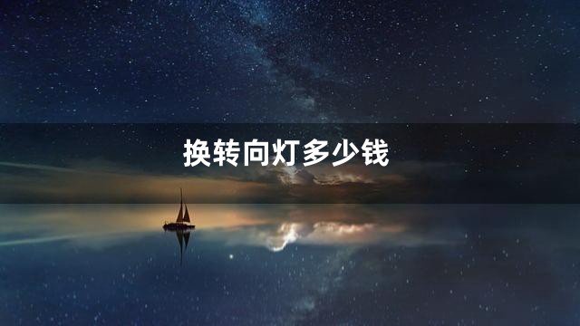 换转向灯多少钱