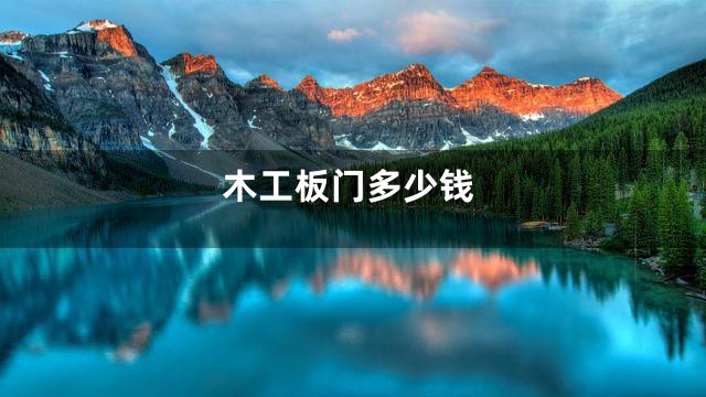 木工板门多少钱