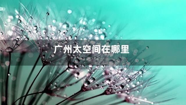 广州太空间在哪里