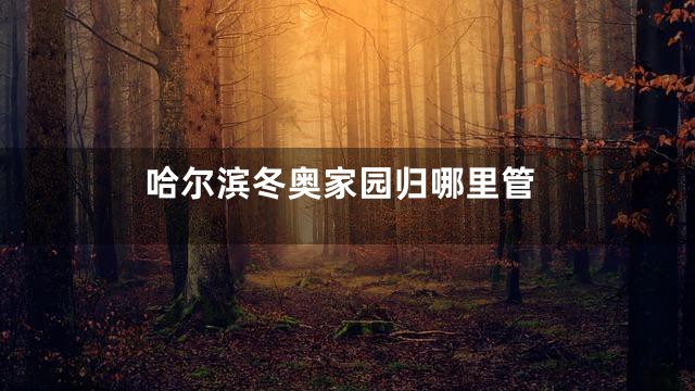 哈尔滨冬奥家园归哪里管