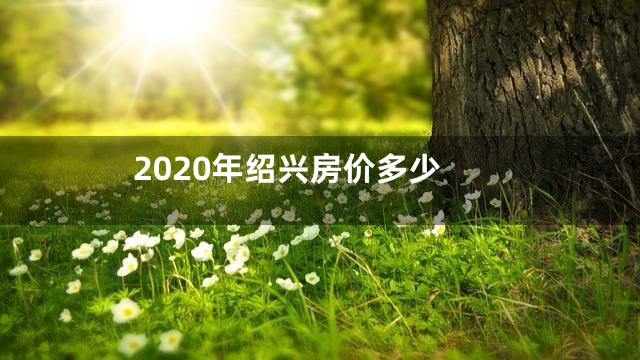 2020年绍兴房价多少